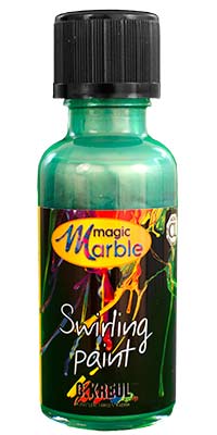 Metallic Green Swirling Paint: One 1 oz. bottle of metallic green marbleizing paint