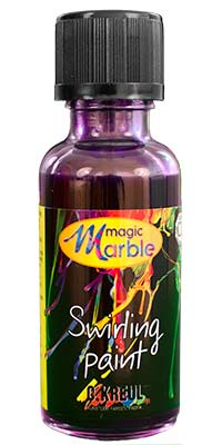 Violet Swirling Paint: One 1 oz. bottle of violet marbleizing paint